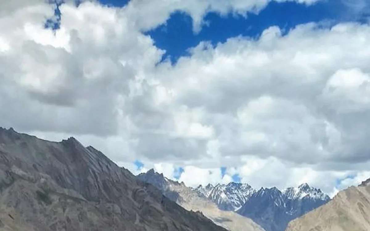 Mountain landscape in Spiti Valley